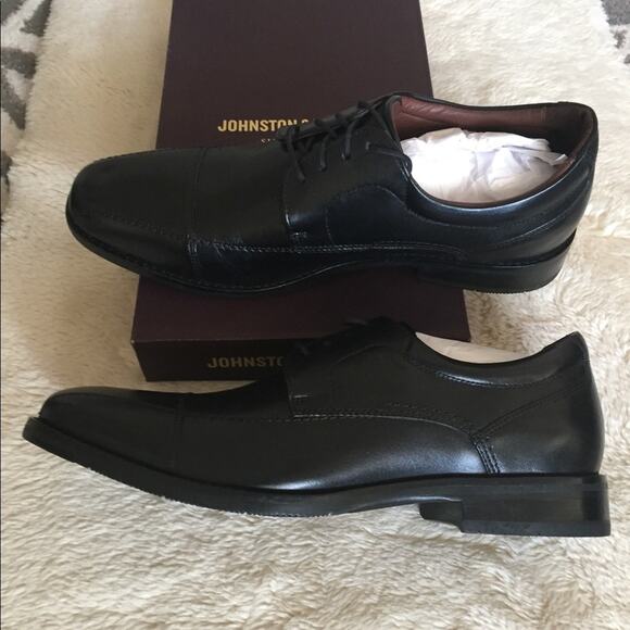 Johnston & Murphy Bartlett Cap-Toe Lace-Up Oxfords-10.5M - Picture 2 of 4